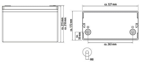 McCamping LiFePO4 battery MC-LB150 - 150 Ah - 81457 | Stahlor image 2