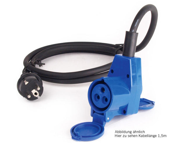 Carbest Adapter cable Schuko plug with angle coupling - 25 m