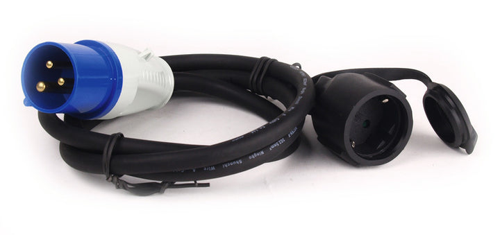 Adapter Cable CEE Plug / Schuko Coupling, 0.4 m, 3 x 1.5 mm²
