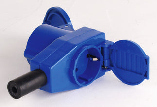 Carbest CEE Angle Coupling with Integrated Schuko Socket