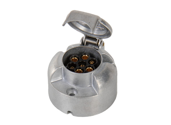CBEST 7-pole trailer socket for the towing vehicle metal - 821321 | Stahlor image 1