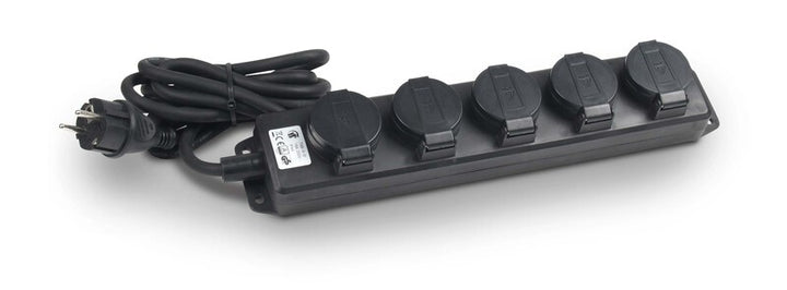 Socket strip 5-fold with 2.5 m cable