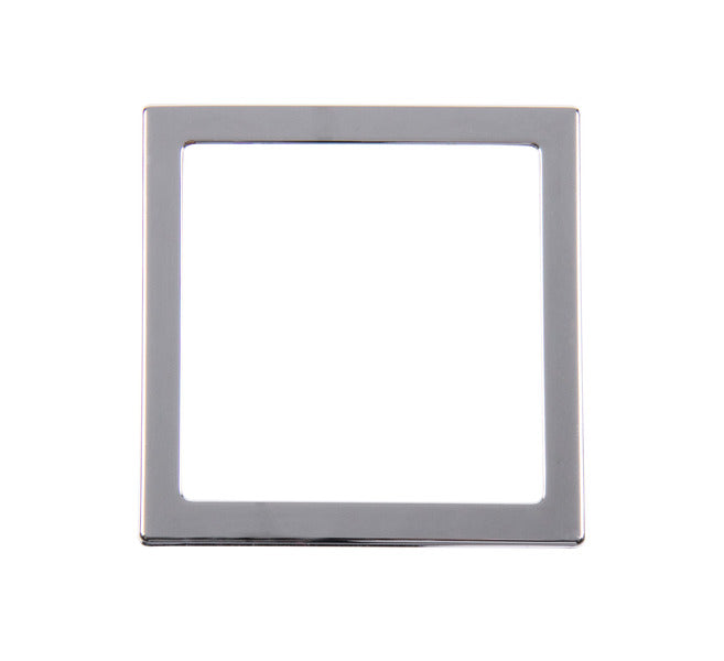 cover frame 1-fold 62x62mm, silver chrome, SB-packed