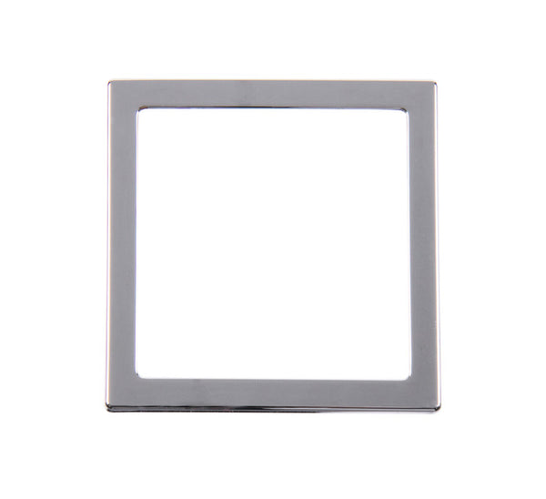 Inprojal cover frame 1-fold 62x62mm, silver chrome, SB-packed - 821611 | Stahlor image 1