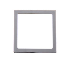 Inprojal cover frame 1-fold 62x62mm, silver chrome, SB-packed - 821611 | Stahlor image 1