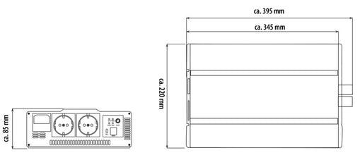 Carbest PowerWave Inverter 2000W - sine wave inverter with grid priority circuit of the latest generation - image 4
