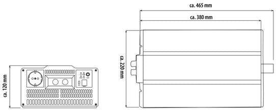 Carbest PowerWave Inverter 3000W - sine wave inverter with grid priority circuit of the latest generation - image 4