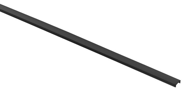 Carbest Black Tinted Cover (Opaque) for Aluminum LED Profile, 1.5 m