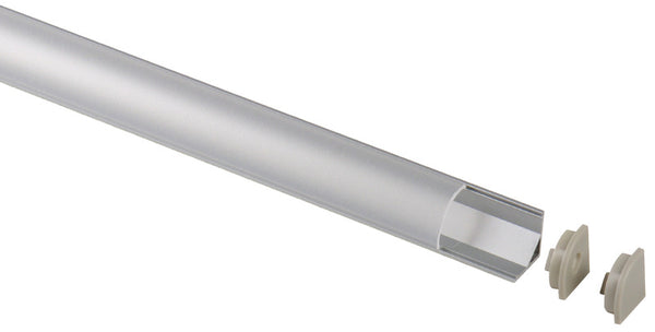 CBEST Aluminium corner profile 1.5m long, cover + clips; for LED strips - 829991 | Stahlor image 1