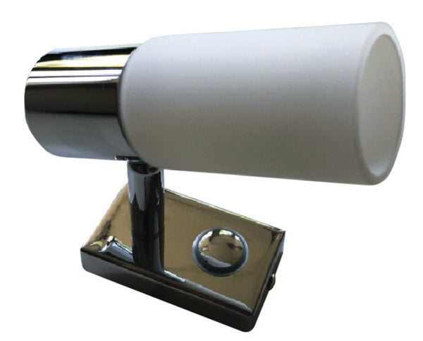 Carbest LED spot with touch switch and lampshade in white