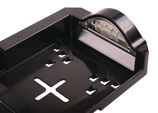 Dimatec license plate holder illuminated, 12V/24V - 832794 | Stahlor image 2