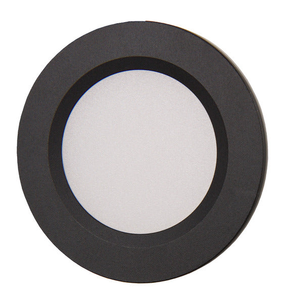 Recessed LED spotlights with an additional spacer ring for surface mounting – matt black