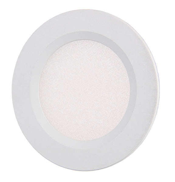Recessed LED spotlights with an additional spacer ring for surface mounting – White