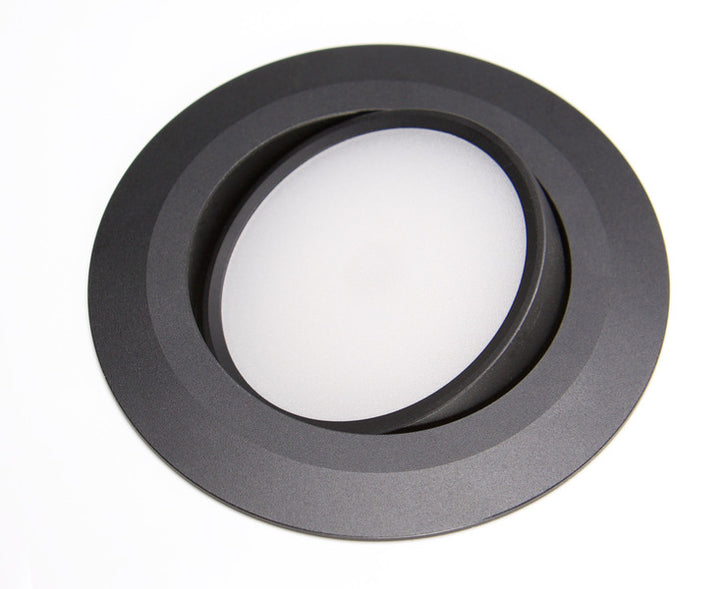 Recessed LED Spotlight, Black, Ø 92 mm, Touch Switch