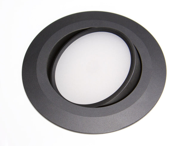 Carbest Recessed LED Spotlight, Black, Ø 92 mm, Touch Switch