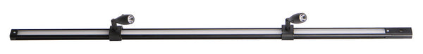 Carbest 2-in-1 LED surface-mounted linear light, including two adjustable LED spotlights