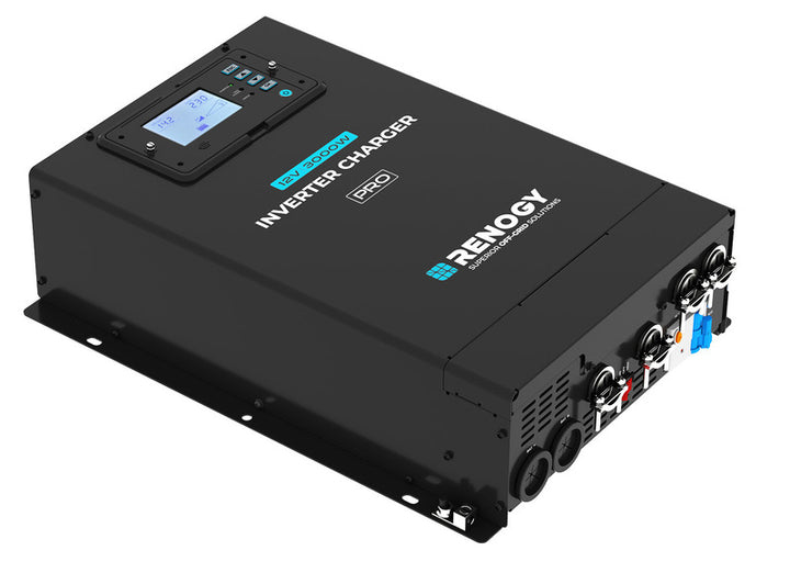Renogy PRO 3000 W Pure Sine Inverter Charger, 12 V