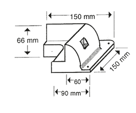 Dometic Mobile Power Germany Mounting Bracket (4 Corner Profiles)