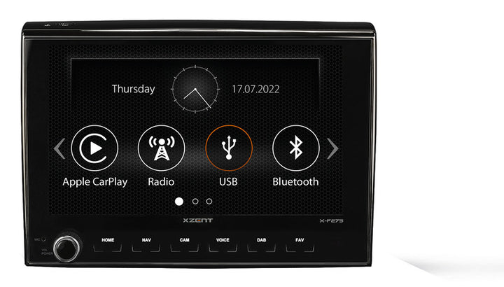 Xzent X-F275 Infotainer / Naviceiver for Fiat Ducato and construction equal from 2006
