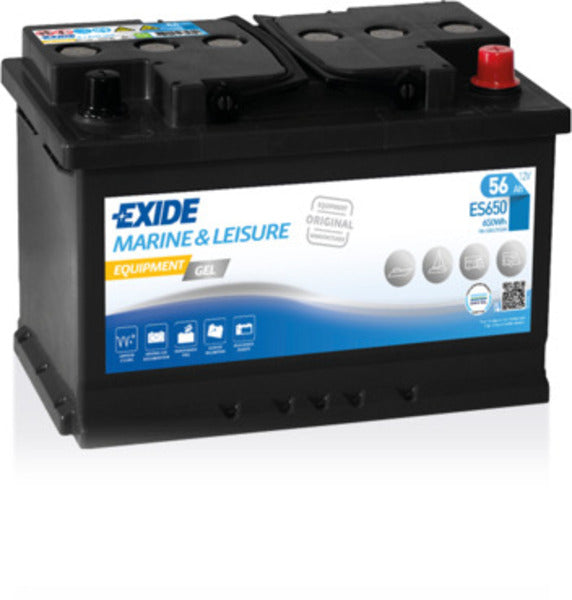 Exide Equipment Gel ES650 Battery 12 V, 56 Ah