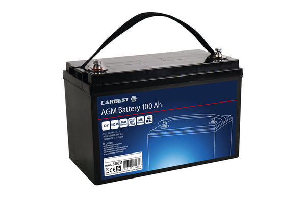 Carbest Deep Cycle AGM Power Line Battery 100 Ah - 850531 | Stahlor image 1