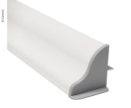 Carbest Solar panel aluminum mounting spoiler set - width up to 410 mm - White - image 2