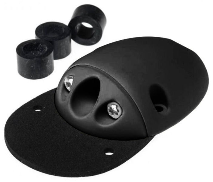 Index Roof Cable Entry for Cables Ø 10-12 mm, Black Plastic