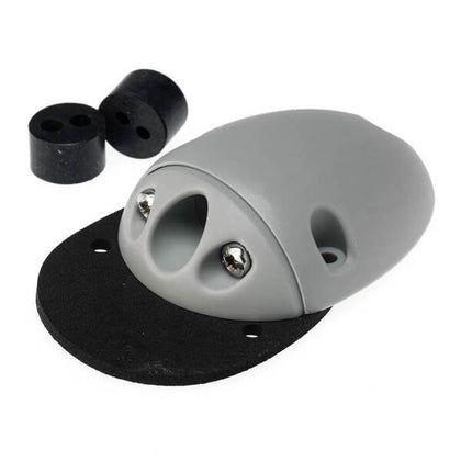 Roof grommet plastic for 2 cables - White - Ø 3 - 6 mm
