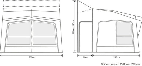 Outdoor Revolution ESPRIT PRO X 350M motorhome awning - 900051 | Stahlor image 6