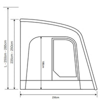 Outdoor Revolution SPORTLITE AIR 320 air awning - 900055 | Stahlor image 6