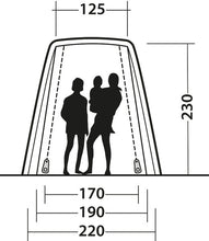Outwell Free-standing rear tent SANDCREST L for bus height 175 - 205 cm - 9000951 | Stahlor image 14