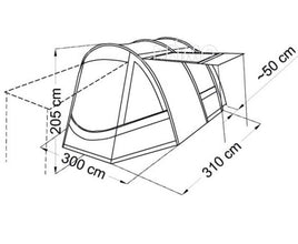 Reimo Tent Technology Interior tent for Tour Action 4 and 4 deluxe - 900279 | Stahlor image 3