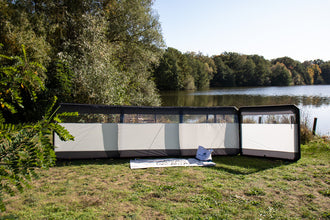 RTENT Windbreak HOOGE AIR 480, air technology, 4,8x1,4m - 900537 | Stahlor image 3