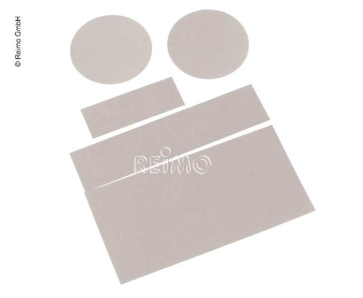 5 self-adhesive polyamide patches for quick tent repair, various sizes