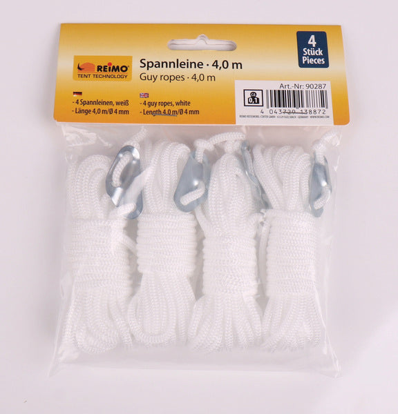 RTENT Tent rope with 3-whole tension, 4 pieces - 90287 | Stahlor image 1