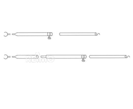 Umefa Roof att pole, steel, telescopical - 90335 | Stahlor image 2