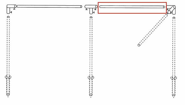 PIPER Wind protection poles, intermediate pipe, steel - 903562 | Stahlor image 1