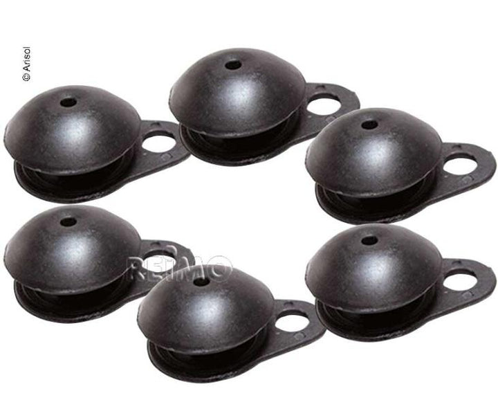 Awning carpet, tent carpet fixing clips, 6 pieces