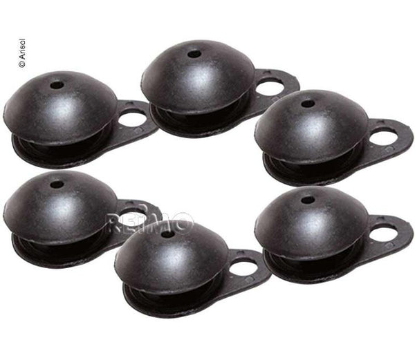 ARISO Awning carpet, tent carpet fixing clips, 6 pieces - 904486 | Stahlor image 1