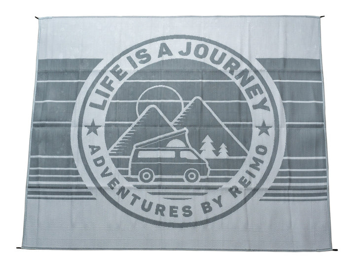 Awning rug "Life is a journey" - 250 x 260 cm
