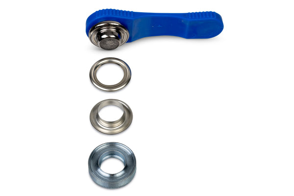 PRYM Brass eyelets and washers, 10pcs. 14mm silver - 908120 | Stahlor image 1