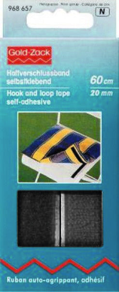 Prym Fastener tape self-adhesive 2x 60cm black - 90813 | Stahlor image 1
