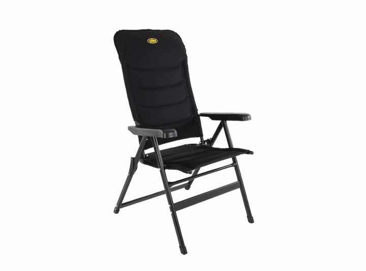 Camping chair Malaga Breeze - Upholstered with black mesh