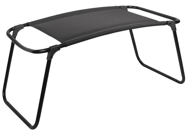 Camp4 Footrest Camping Chair, Lyon de Luxe Camp 4, Black - 910103 | Stahlor image 1