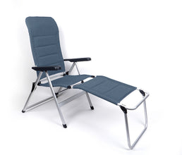 Camp4 Leg rest MALAGA COMFORT, upholstered, dark blue, aluminum frame - 9101087 | Stahlor image 2