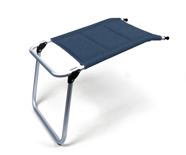 Camp4 Leg rest MALAGA COMFORT, upholstered, dark blue, aluminum frame - 9101087 | Stahlor image 1