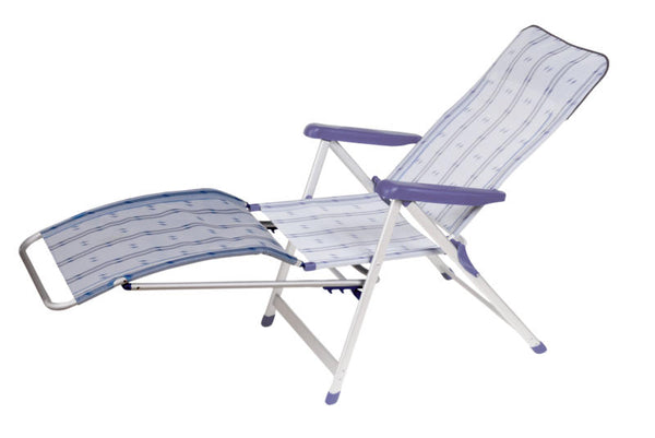 Camp4 Footrest Malaga Camp4, blue/beige - 910127 | Stahlor image 1
