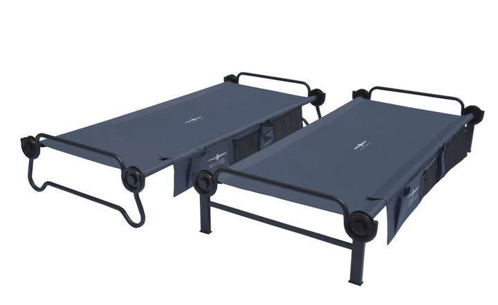 Disc-O-Bed L with side pockets - anthracite