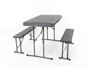 Camp4 Camping Picnic Table, EASY, Camp4, Grey, with 2 Benches - 9105485 | Stahlor image 2