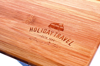 Holiday Travel Camping table with bamboo top - 80 x 60 x 43/65 cm - 910573 | Stahlor image 3